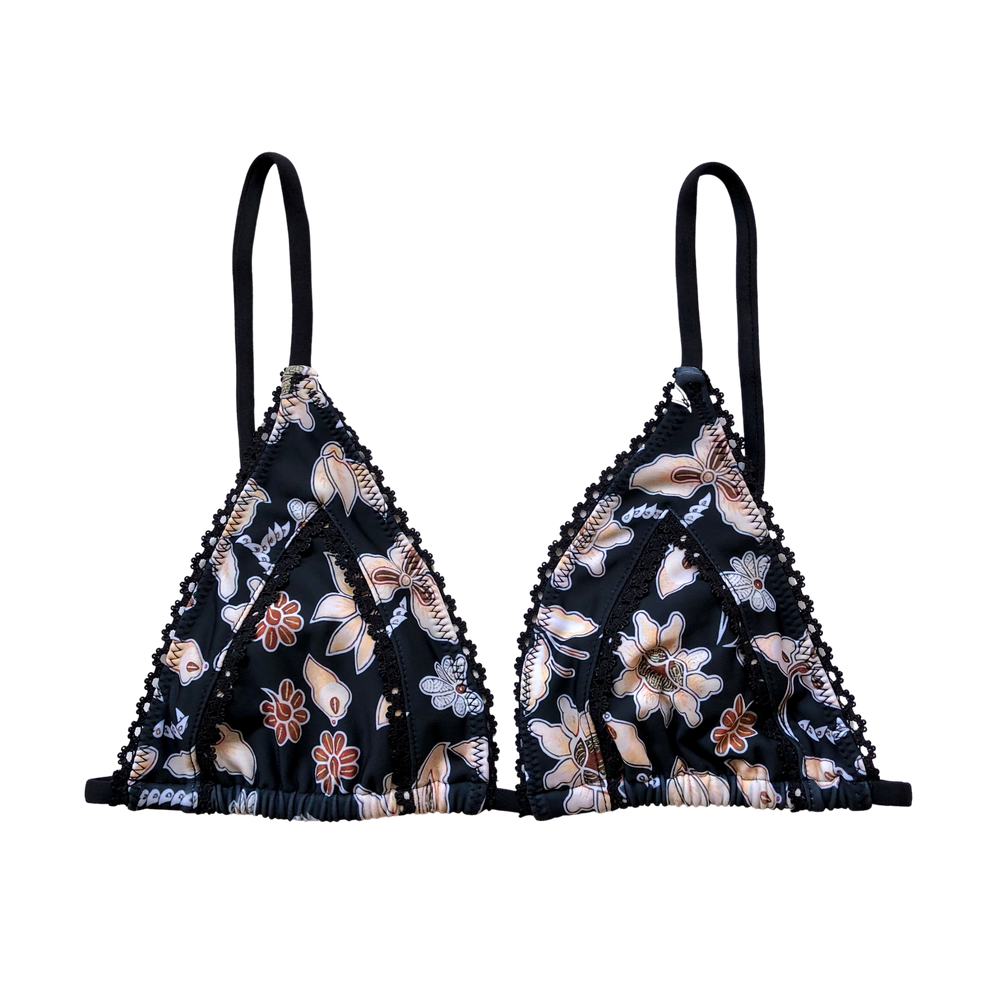 Midnight Bloom Batik | Java Lace Top