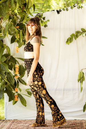 Dahlia Bell Bottoms - Blossom Batik